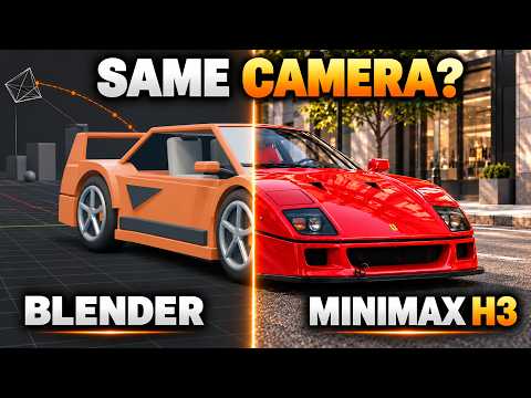 I Made MiniMax H3 Follow a Blender Camera (3 Tests)
