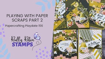 Playing With Paper Strip Scraps Part 2 | Papercrafting Playdate 156