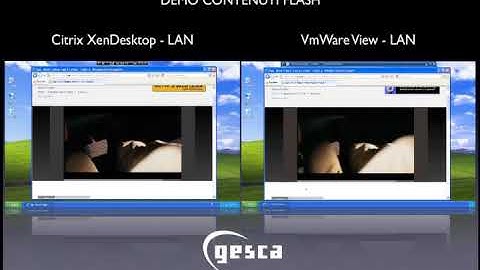 Citrix XenDesktop & VmWare View