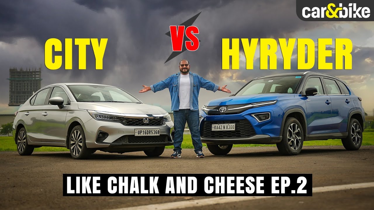 Honda City Vs Toyota Urban Cruiser Hyryder | Strong Hybrid Comparo | Which One's For You?