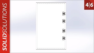 SOLIDWORKS SWOOD Door Design Tutorial - Advanced hinge setup