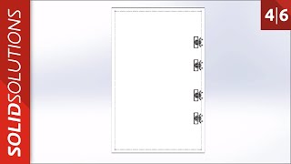 SOLIDWORKS SWOOD Door Design Tutorial - Advanced hinge setup