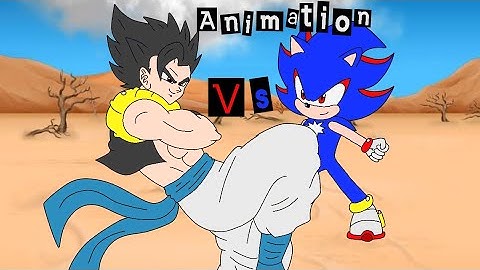 Shadic Vs Gogeta. Two Fusion Fight Animation 