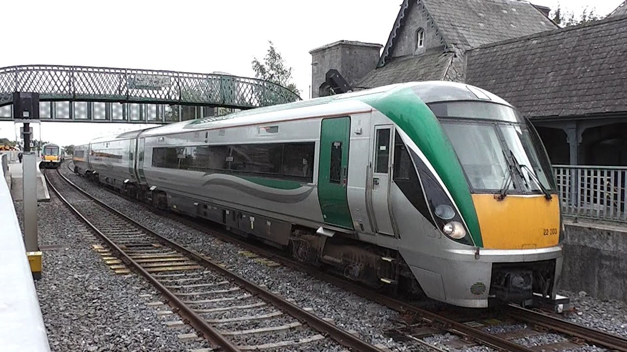 IE 22000 Class DMU Train number 22203 - Portarlington, Laois