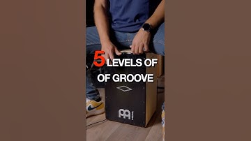 5 LEVELS OF CAJON (Beginner to Advanced) #shorts