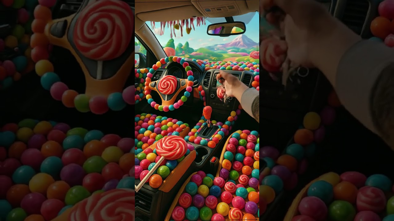 Racing Lollipop 🍭 #youtubeshorts #shorts #ai #youtube #cute #like #funny #music #baby #shortsfeed