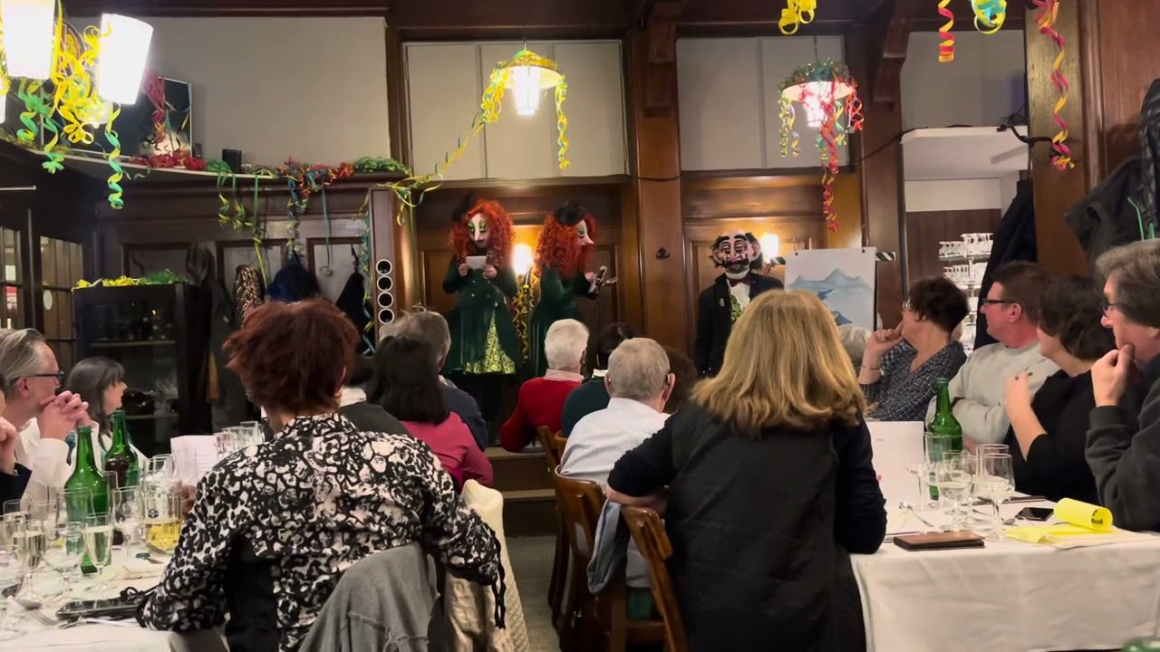 2023 S‘Daamerschli im Restaurant Aeschenplatz „wild“ unterwegs