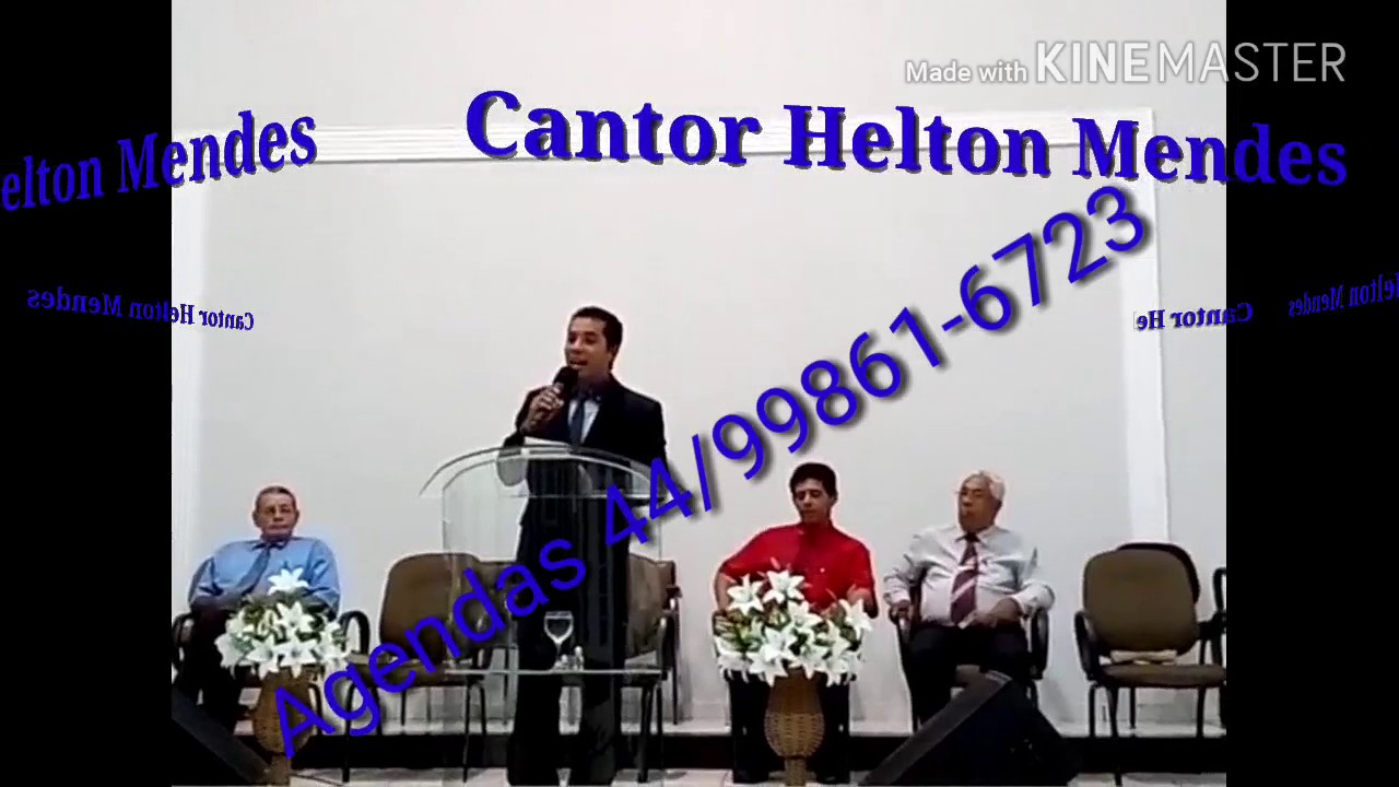 Basta o tempo de sofrer já terminou. Cantor Helton Mendes (cover)