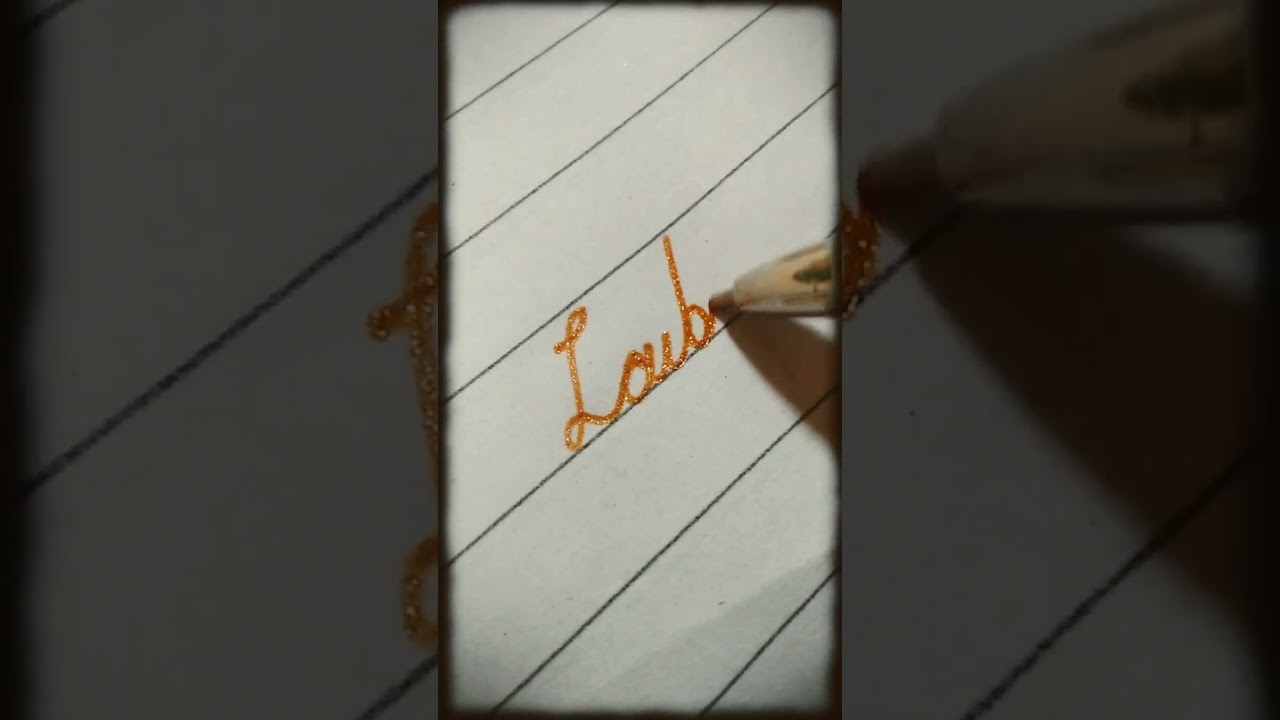 How to write calligraphy handwriting English #youtubeshorts#ytshort#viral#psl#psl