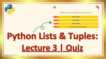 Python Lists & Tuples Quiz: Test Your Knowledge on Essential Operations and Methods | MCQ