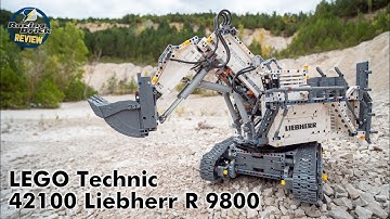 LEGO Technic 42100 Liebherr R 9800 unboxing, build highlights, review and field test!