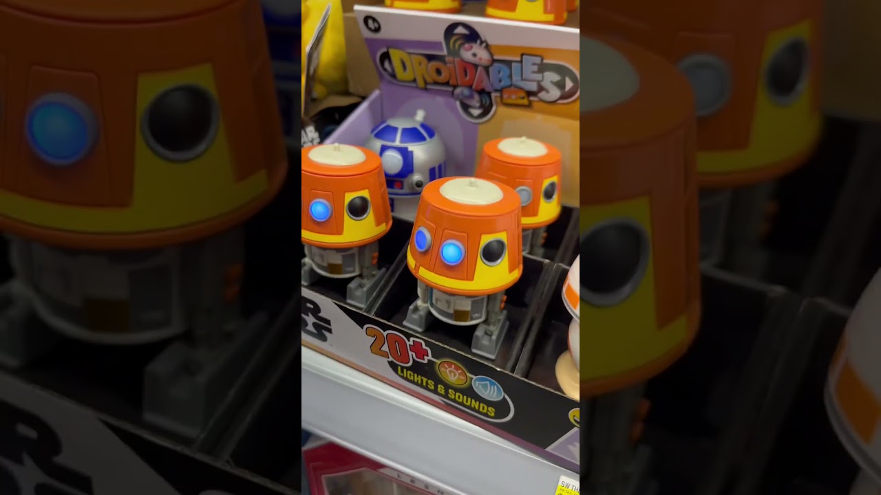 New at Walmart are your favorite droids R2-D2, BB-8, and Chopper as Droidables.