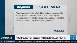 First ruling for new air passenger bill of rights