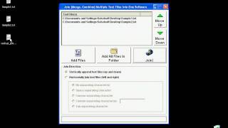 Sobolsoft com How To Use Join (Merge, Combine) Multiple Text Files Into One Software