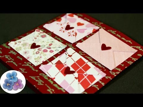 Como hacer Tarjetas de Amor para San Valentin DIY Card 