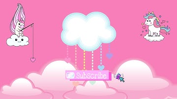 Aesthetic Unicorn Intro Template No Text I Free Use