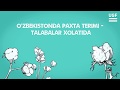 O'zbekistonda paxta terimi - talabalar xolatida
