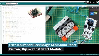 Mini Sumo Robot's User Inputs (Button, Dipswitch & Start Module Test)