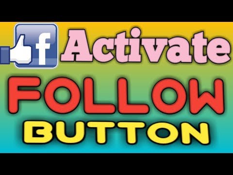 Cara Aktifkan Butang Follow Di Akaun Facebook - YouTube