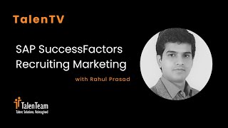TalenTv l SAP SuccessFactors Recruiting Marketing (RMK)