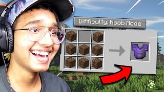 Minecraft But Its Super Noob Difficulty