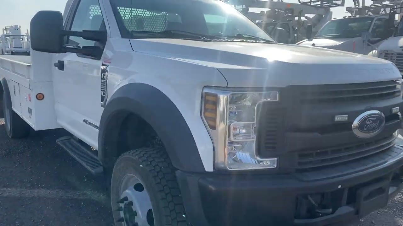 2019 Ford F550 Flatbed Service Truck Unit 7110