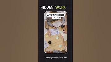 The Hidden Work Behind Every Case #lawfirm #lawfirmgrowth #legacycontracts #lawfirmsupport