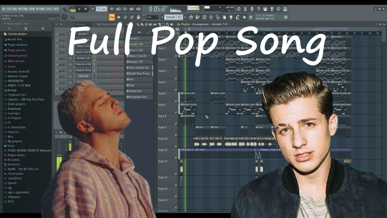 How to Make a Full Pop Song [Simple FL Studio tutorial] - YouTube