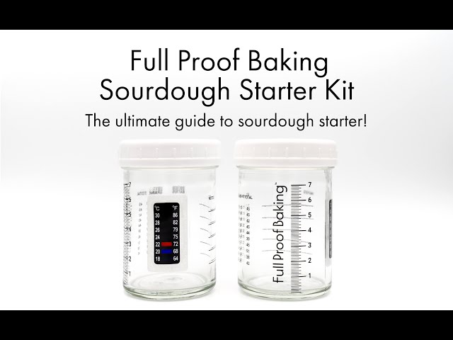 Full Proof Baking Sourdough Starter Jar Set 