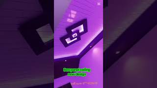 Box oanel ceiling #ceilingdesig   #ceilingdesign  my work