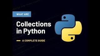 Collection  in python  set,list,tuple, dict