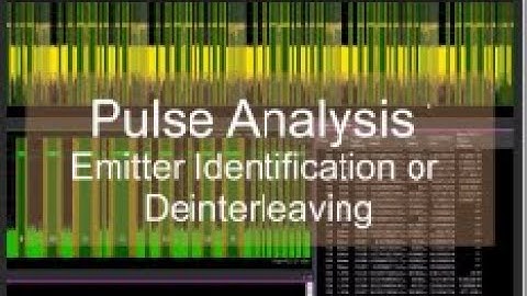 Pulse Analysis with VSA 2020 Release #03: Deinterleaving for Multi-emitters