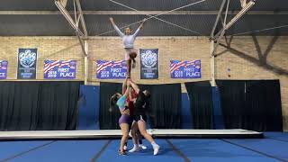 2021 NCA TRYOUT group stunt 3