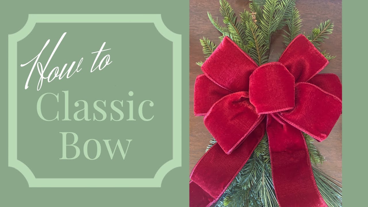 How to: Classic Velvet Bow 