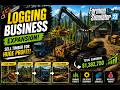 Farming Simulator 23 Logging Business Expansion | Selling Timber for Huge Profit
