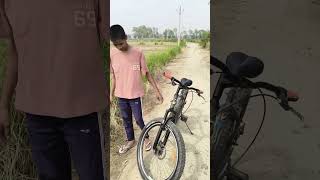 aaj cycle ka tyre puncher ho gaya. #mtb #tyrepuncture #minivlog #vlog #adventure