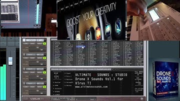 DRONE X SOUNDS Vol.1 for Virus TI - PATCH WALKTHROUGH