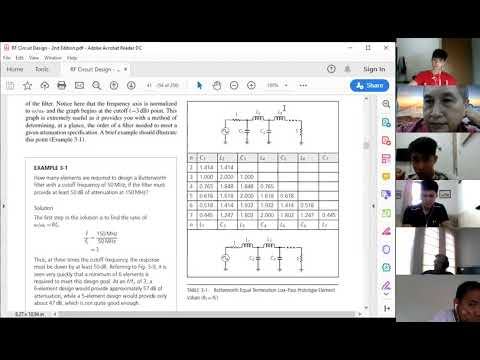 Elektronika Komunikasi - Low Pass Filter Butterworth Design Part 3
