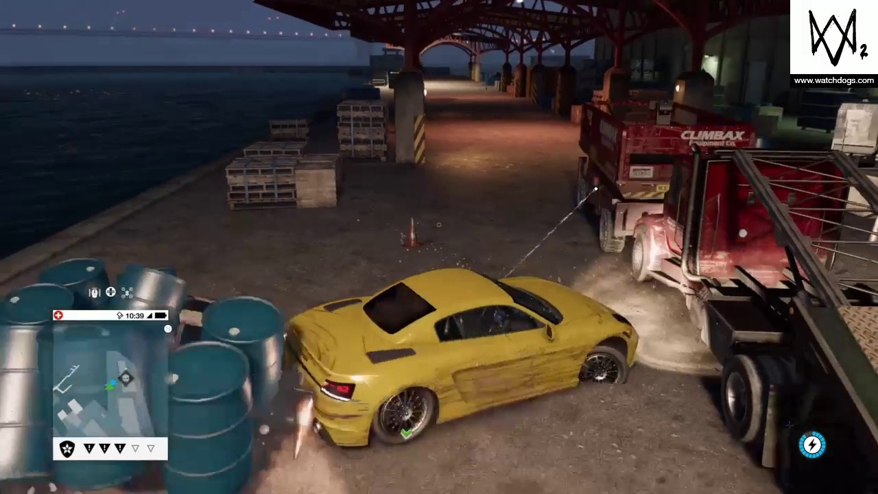 How to Ride Vehicles on a Scissor Lift Watch Dogs 2 YouTube