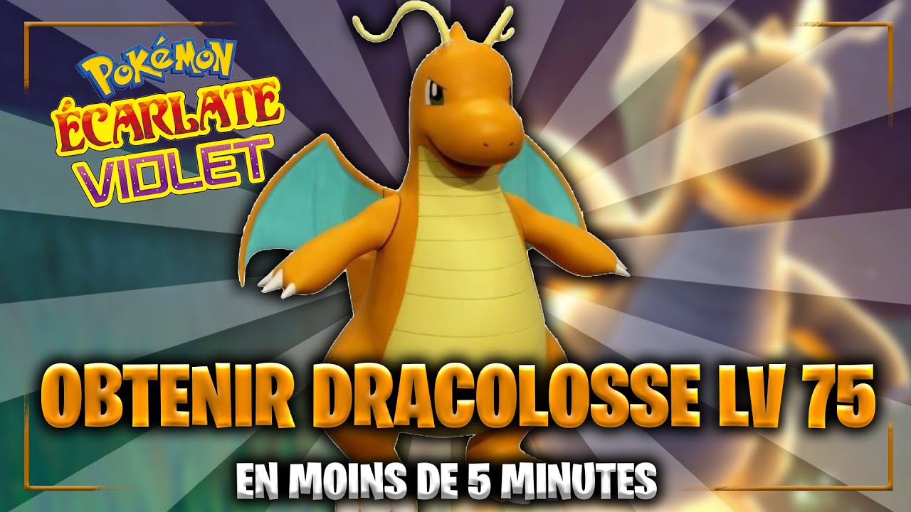 ASTUCE : AVOIR UN DRACOLOSSE LV 75 TERACRISTAL EN 5 MINUTES sur Pokémon