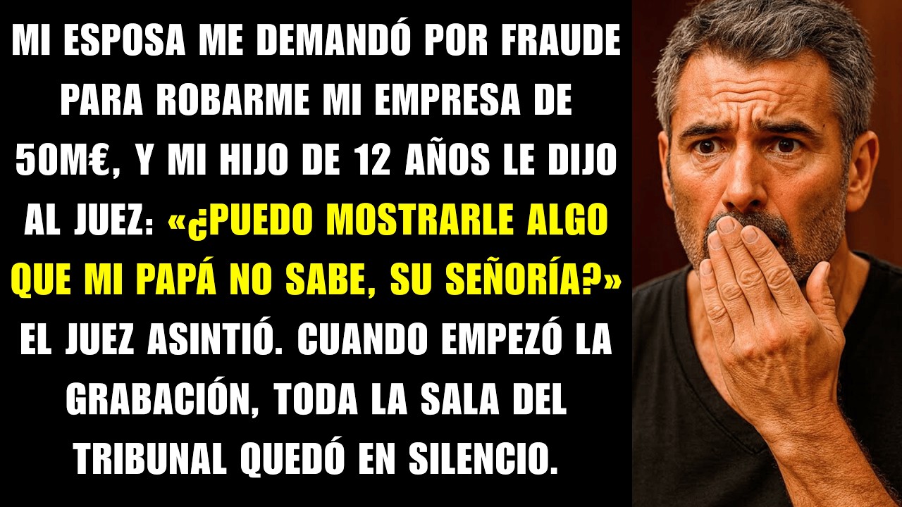 En la audiencia de divorcio, mi hijo de 12 años entregó un USB al juez… y lo que reveló dej...