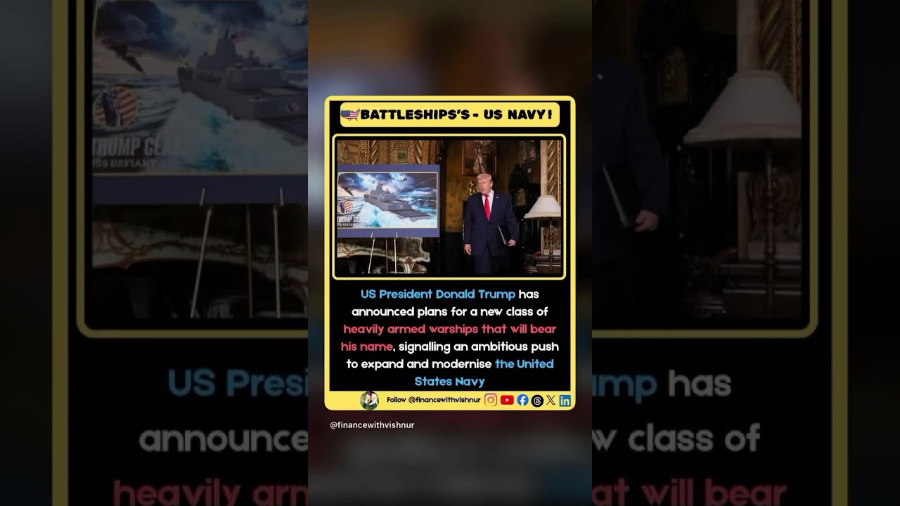 Trump Class USS Defiant: New heavily armed warships plan expand modernise the United States Navy