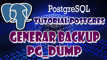 16.Curso Postgres - Generar Backup de tabla específica de PostgreSql mediante comando pg_dump