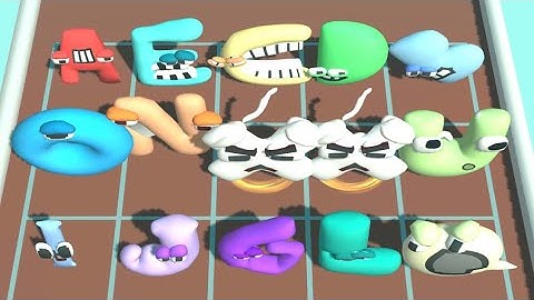 Merge Alphabet Lore - All Levels Gameplay Android, iOS