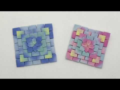 Hydrangea On A Pyramid ピラミッドの上のあじさい折 Youtube