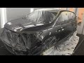 Spray Painting & Blending Honda Pilot with Sikkens Autowave.