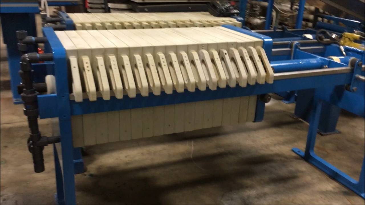 JWI 3 Cubic Foot Manual Hydraulic Filter Press FP2247 YouTube