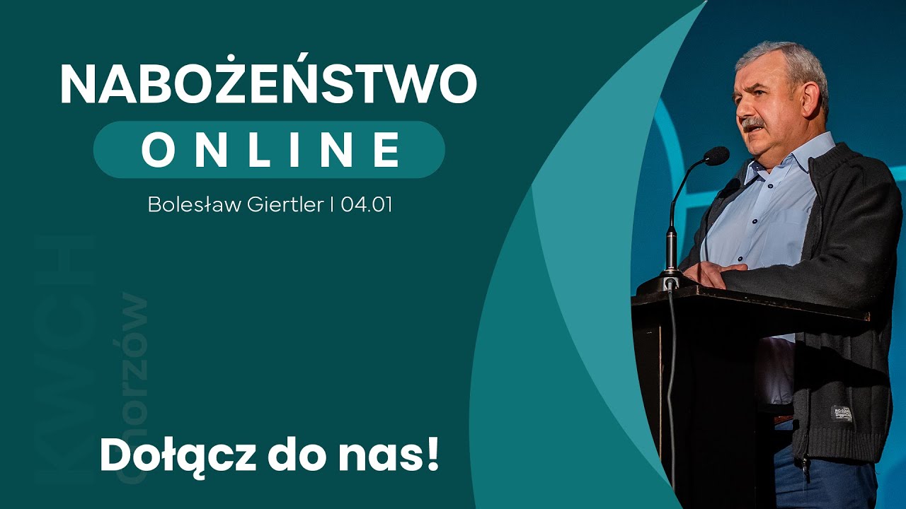 Nabożeństwo Niedzielne 04.01.2026, godzina: 