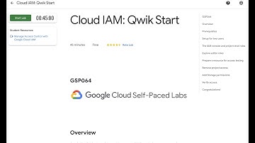 Cloud IAM: Qwik Start || Learn to Earn Cloud Challenge: Security