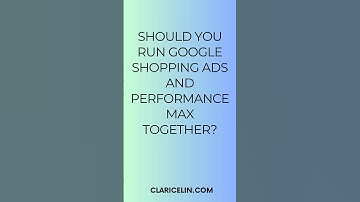 Run Google Performance Max and Shopping ads together for your Shopify store? Will that work?
